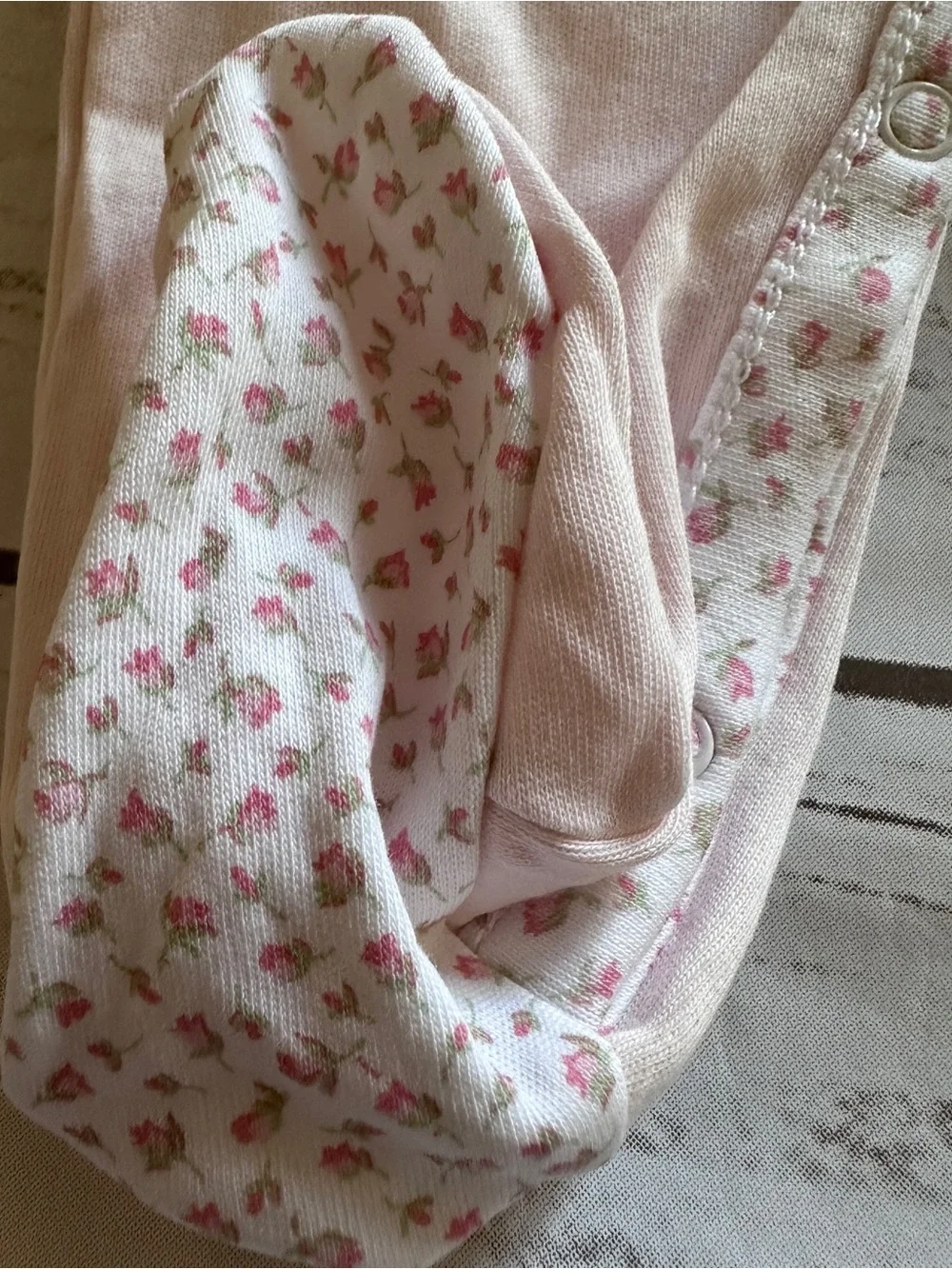 Ralph Lauren baby girl pink floral onesie nwt, size 9M